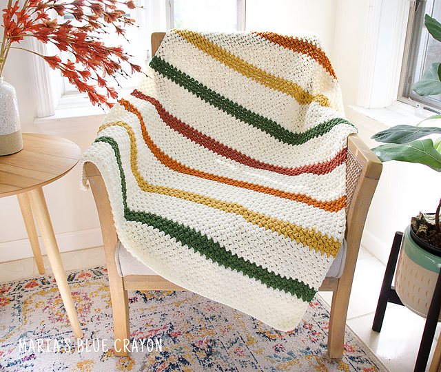 Bean Stitch Blanket