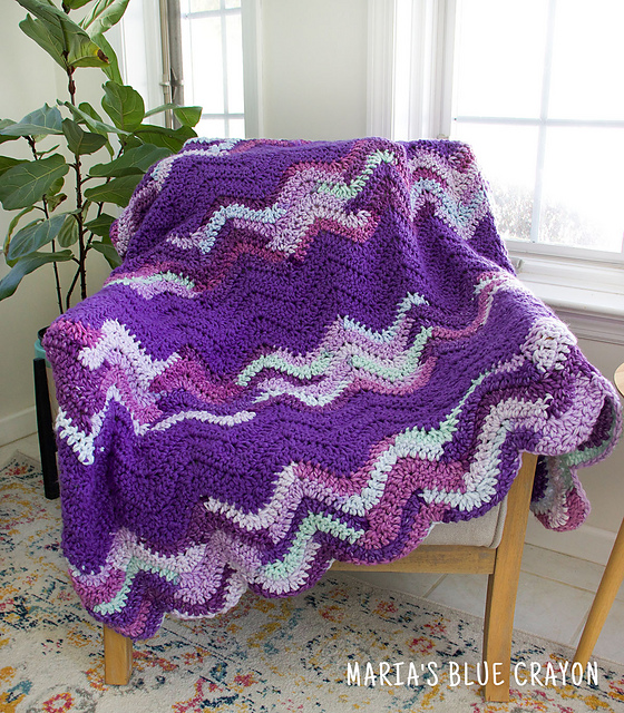 Super Bulky Ripple Blanket
