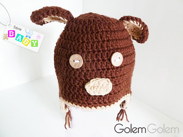 Puppy Hat - translated to Portuguese