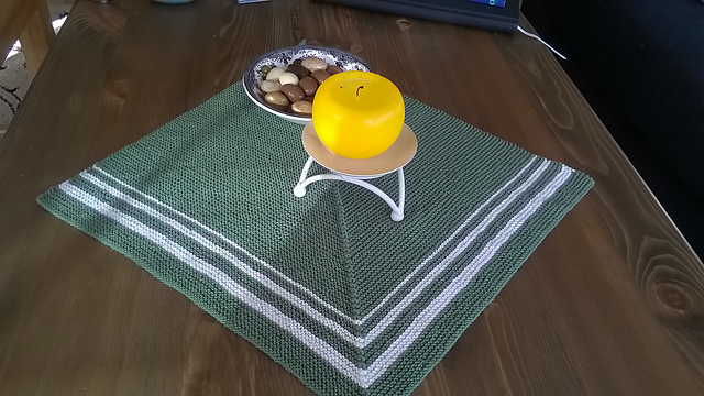 Grønn påskeduk