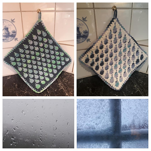 Potholders - Rain and Slush