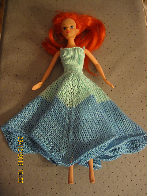#1001 Light and Dark Moss Green Dress