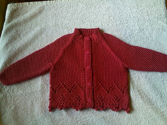 Lace-Bottomed Cardigans