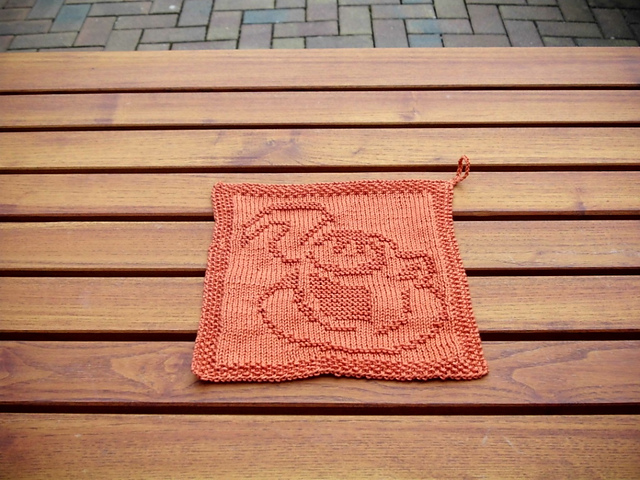 Cappuccino Dishcloth