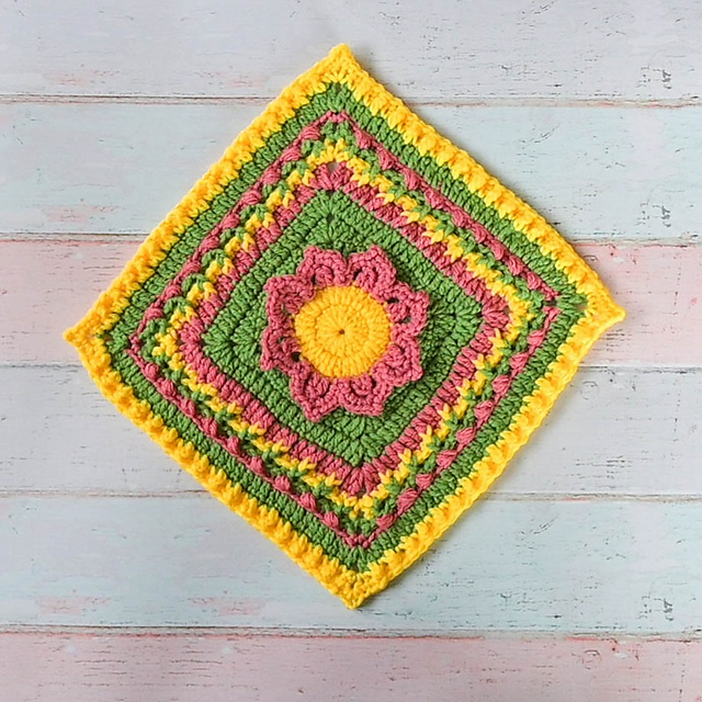Emilia Floral Granny Square