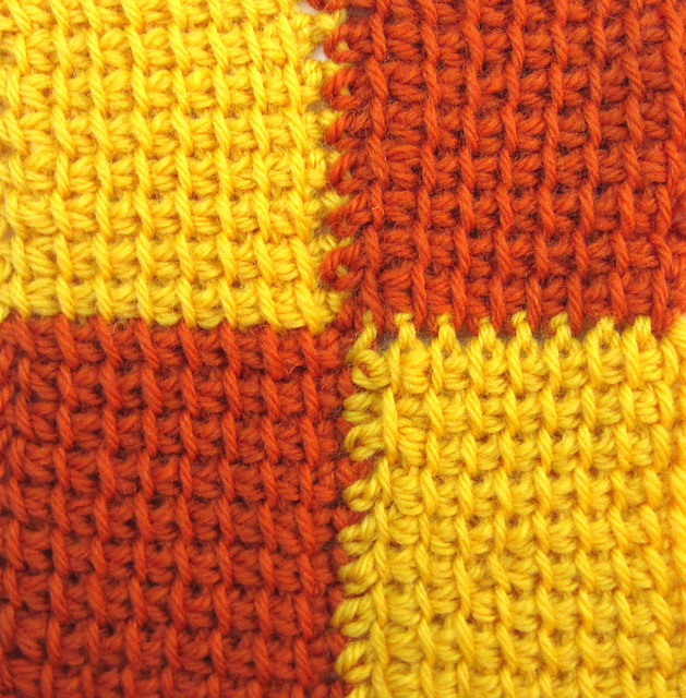 Tunisian Checkerboard