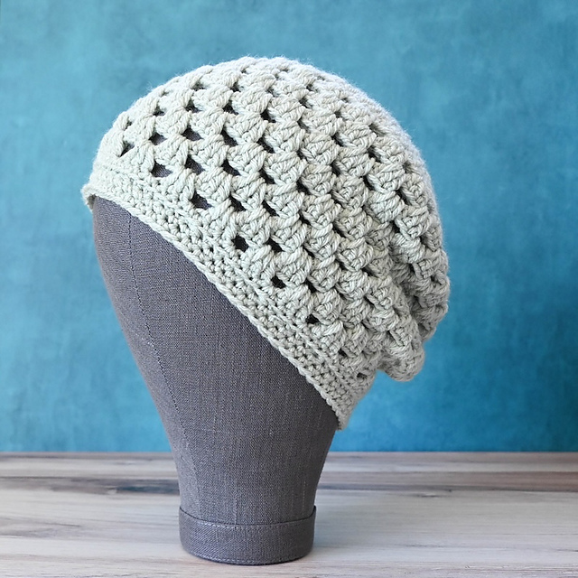 Luisa Top-Down Granny Stitch Hat