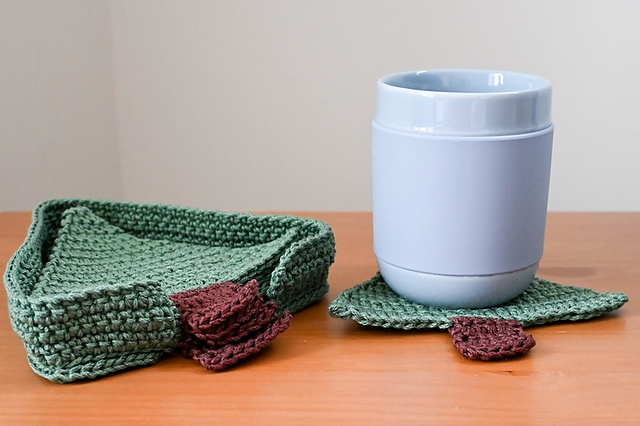 Christmas Tree Coaster Set