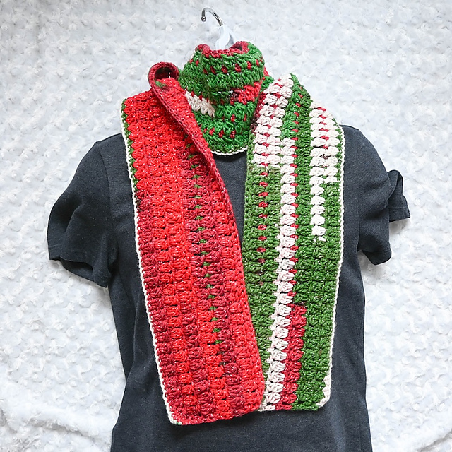 Festive Holiday Long Scarf