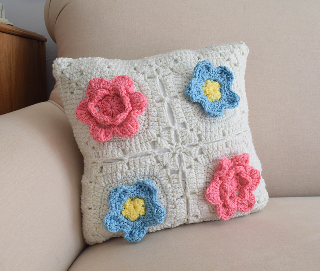 Picking Flowers Pillow