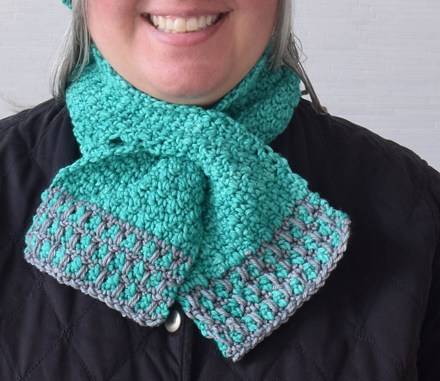 Ravelry: In the Neighborhood Keyhole Scarf pattern by Marie Segares ravelry-in-the-neighborhood-keyhole-scarf-pattern-by-marie-segares