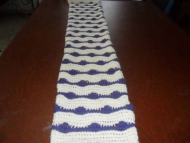 Tunisian Fan Stitch Scarf Recipe
