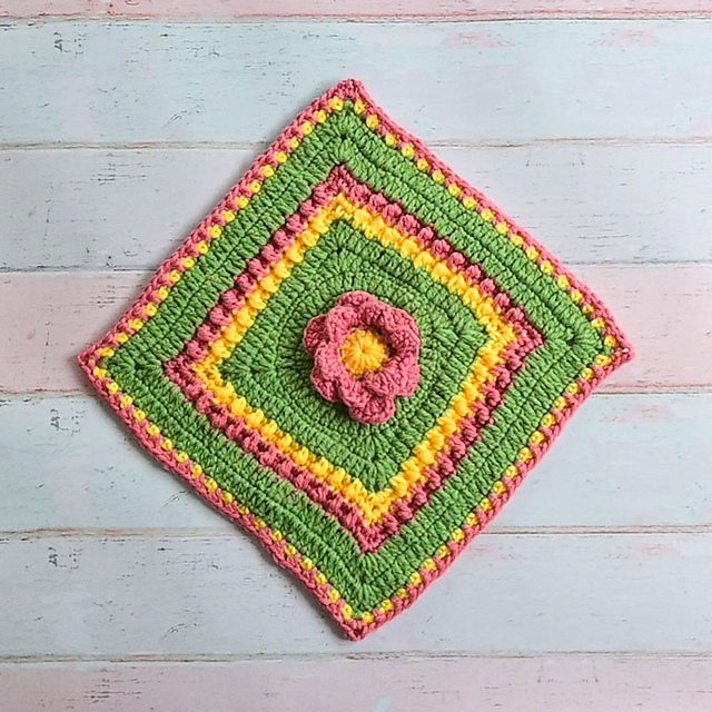Linda Floral Granny Square