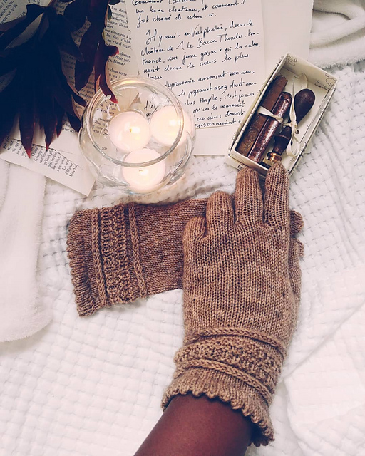 Ankara mittens and gloves