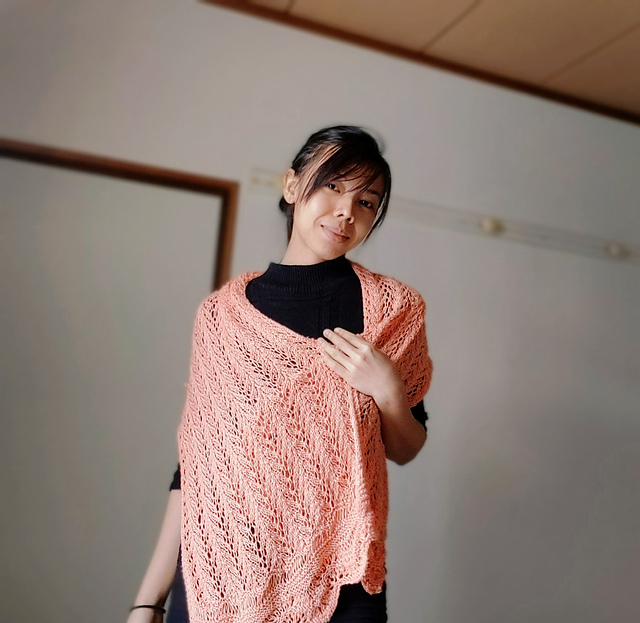 Coral Spring Shawl