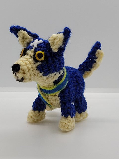 Monster Hunter Palamute Amigurumi