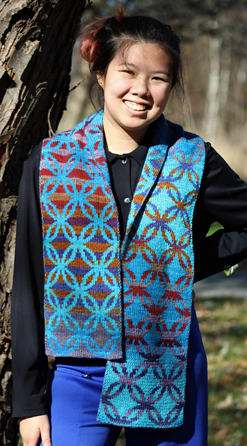 Coffee Circle Scarf
