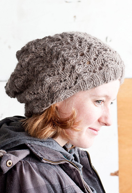 Fishtail Lace Slouch Hat