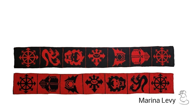 Warhammer Chaos Undivided Scarf