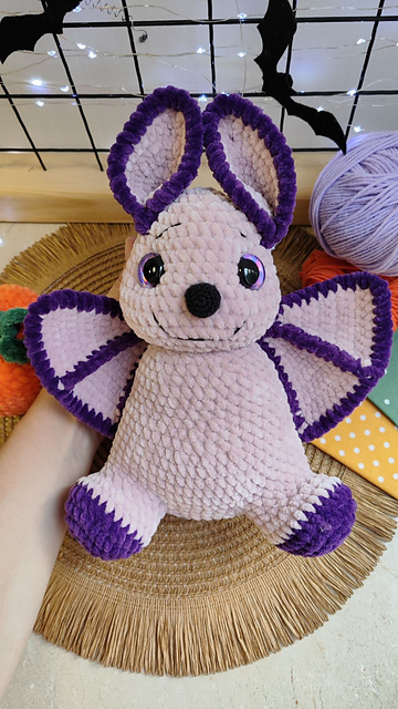 Stuffed Halloween bat toy