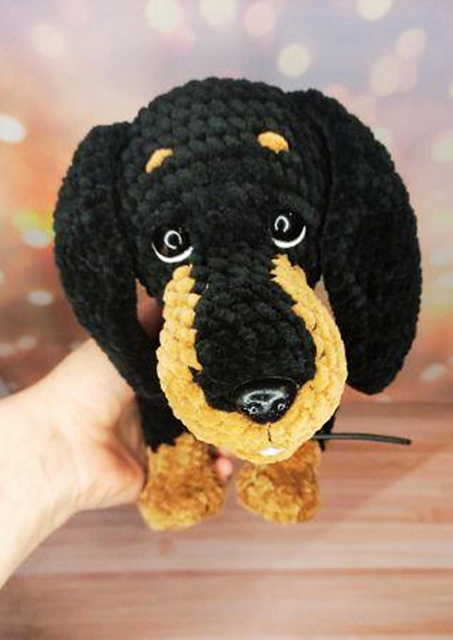 Dachshund plush toy