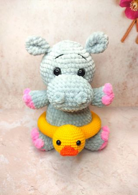 Hippo plush toy