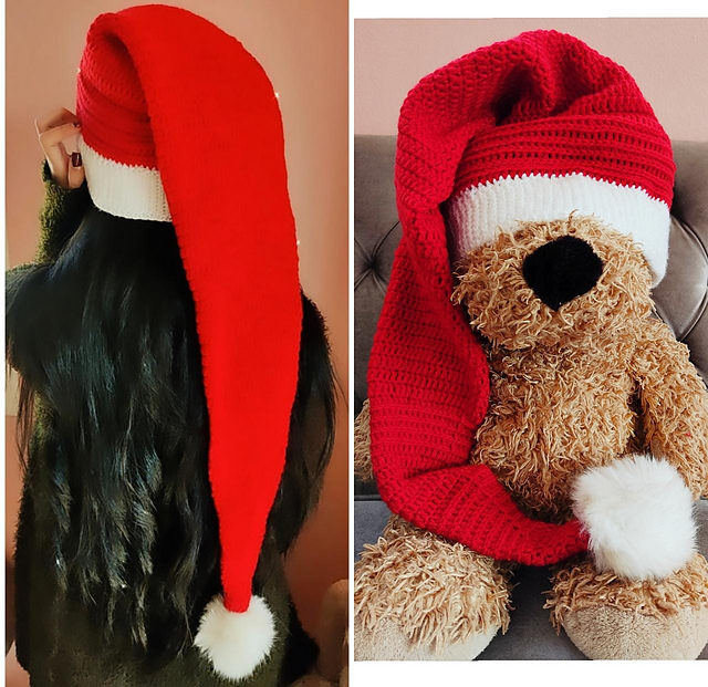 The longest Santa hat