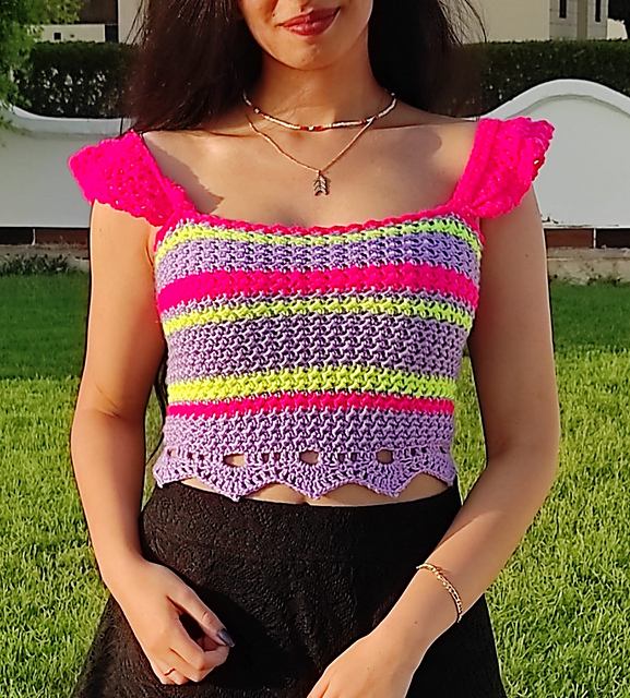 Bubblegum crop top