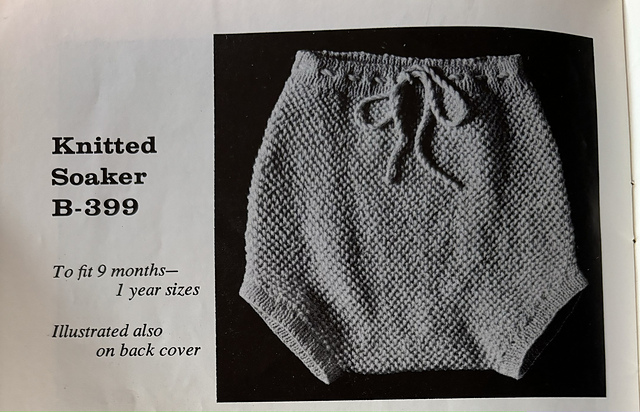 Knitted Soaker B-399