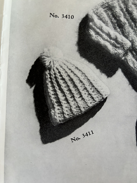 Knitted Cap No. 3411