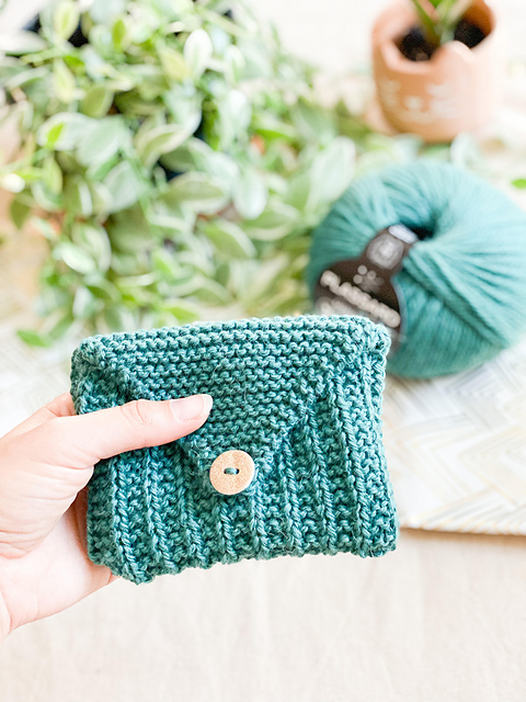 Pochette peacock blue