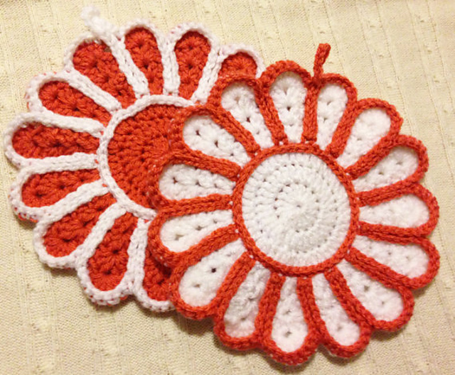 Flower Power Pot Holders
