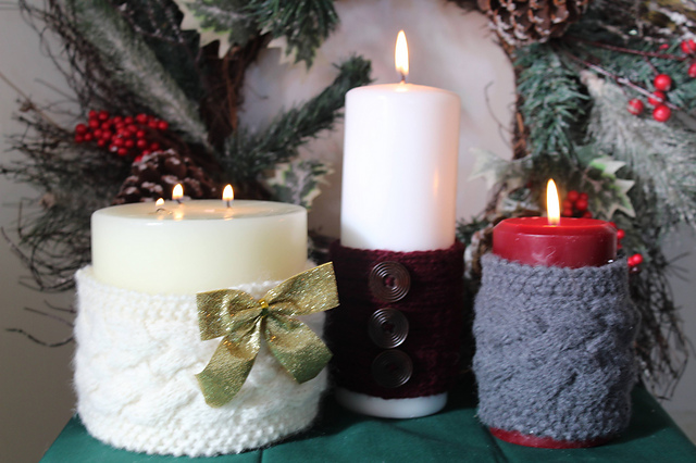 Cuddly Candle Sleeves