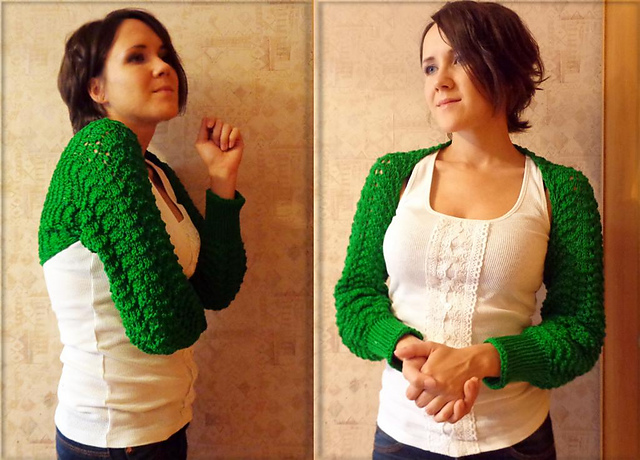 Feather Lace Shrug