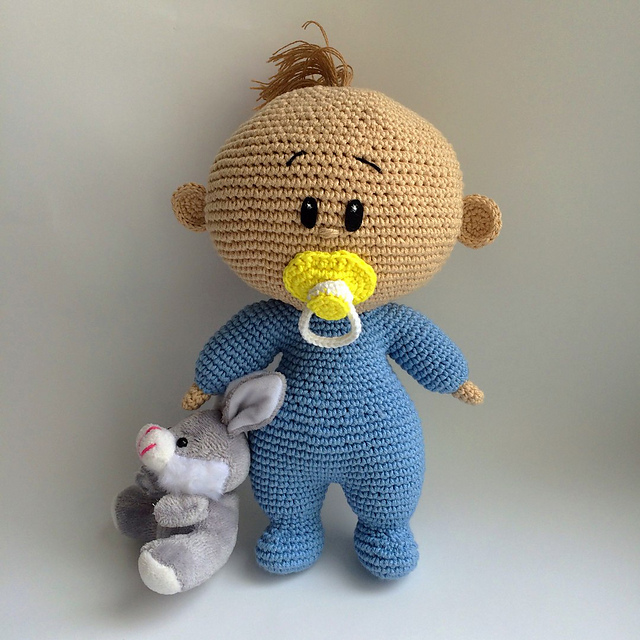 Baby with dummy