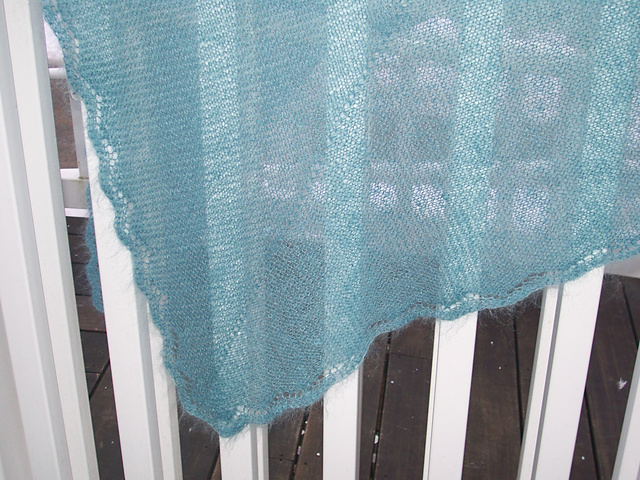 Mohair Travel Shawl