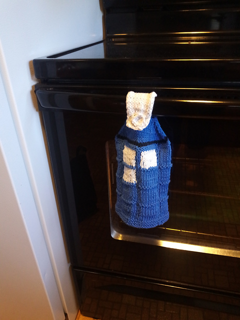 Police Box Tea Towel Tardis
