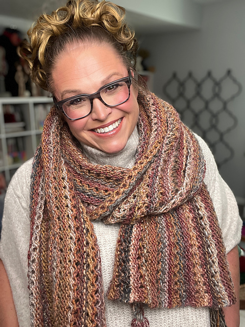 Almond Brittle Knit Wrap