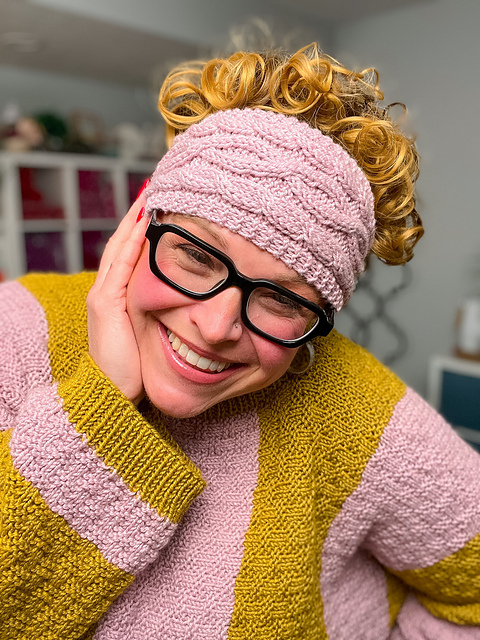 Ravelry: Keystone Cable Ear Warmer pattern by Marly Bird