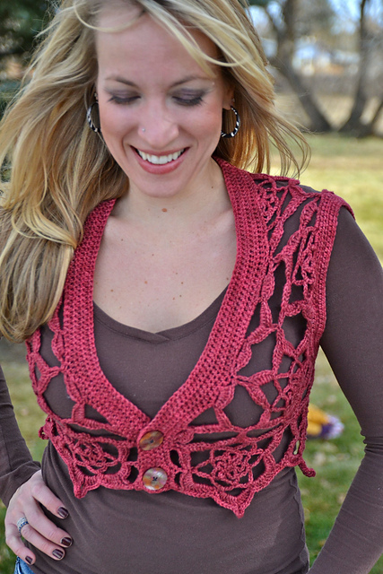 Poinsettia Vest