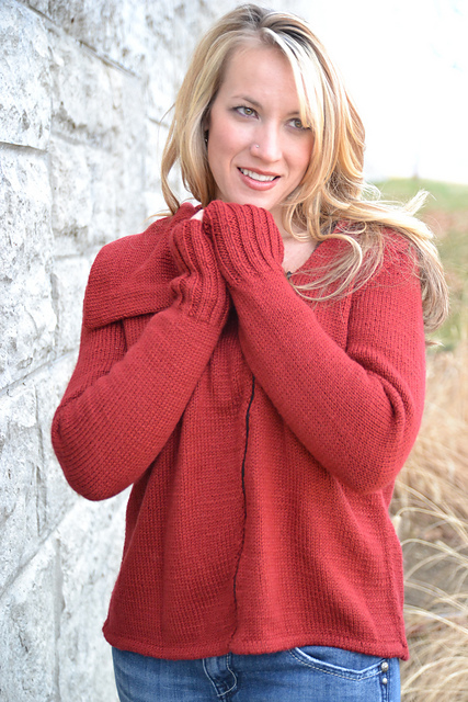 Elegantly Edgy Knit Jacket