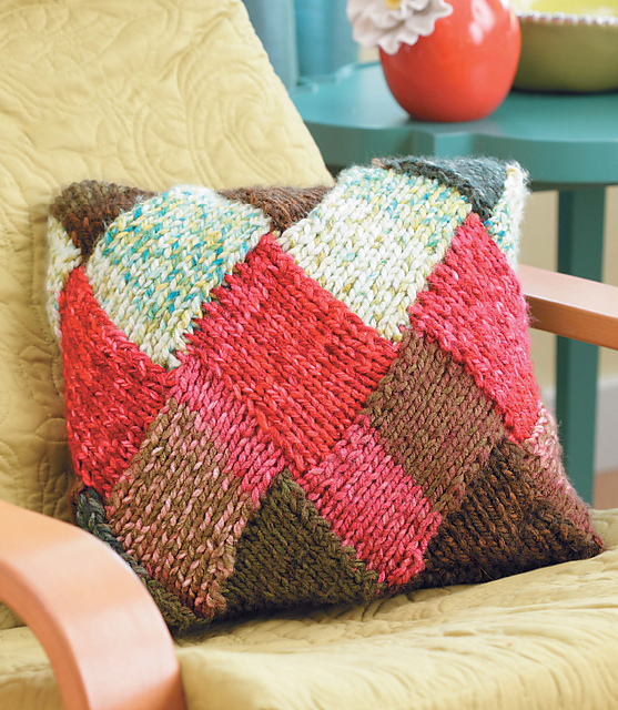Entrelac Pillow