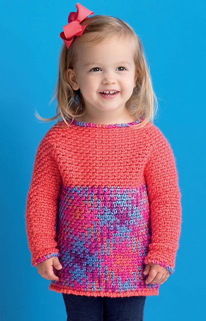 Planned Pooling Child's Sweater