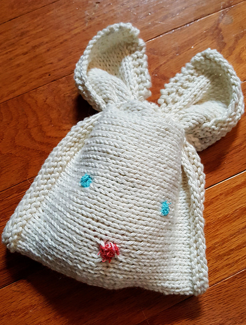 Boo-Boo Bunny Knit Pouch