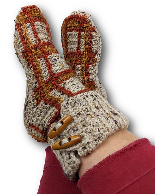 Hvita Crochet Slippers