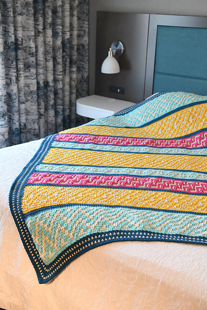 Azores Mosaic Crochet Blanket