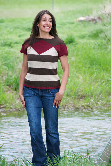 Snowmass Intarsia Tee