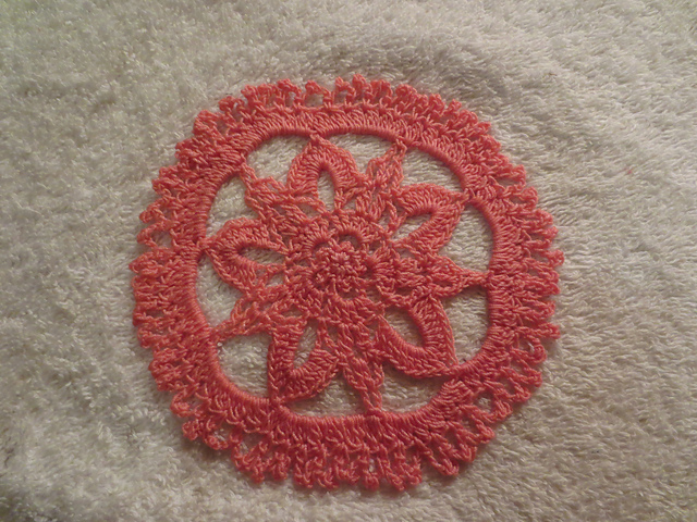 Cherry Blossoms doily