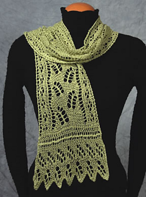 Lacy Botanical Scarves