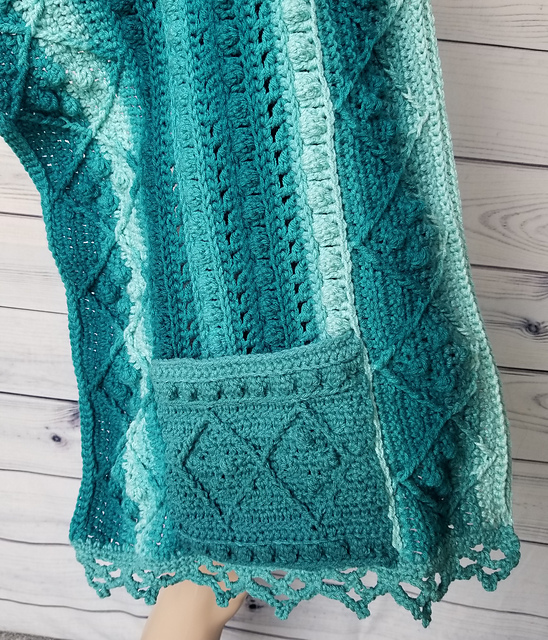 Diamond Dewdrops Shawl